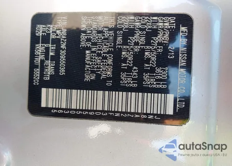 2013 Infiniti Qx56 z USA, uszkodzony, nr VIN JN8AZ2NF3D9550365